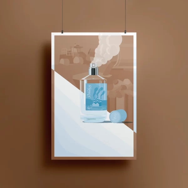 magilio shop – "fragrance of no future" Poster – Fineart Print
